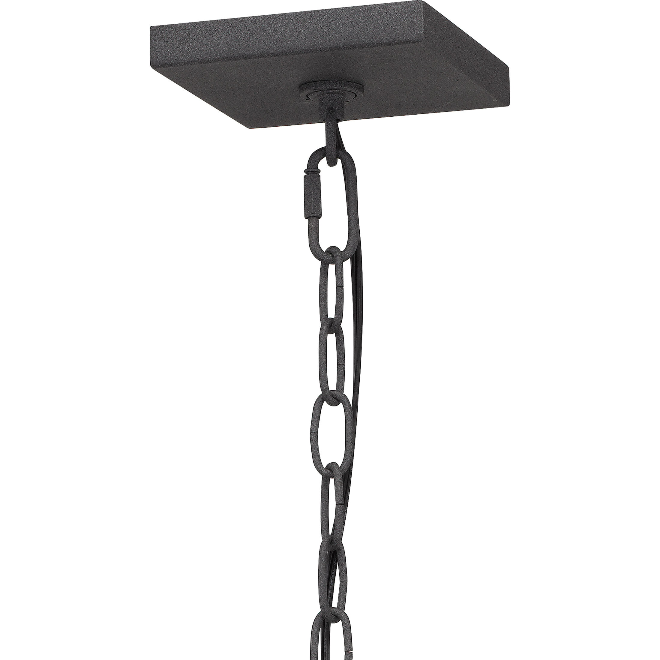 Thorpe 1 Light 8 inch Mottled Black Outdoor Hanging Lantern, Large