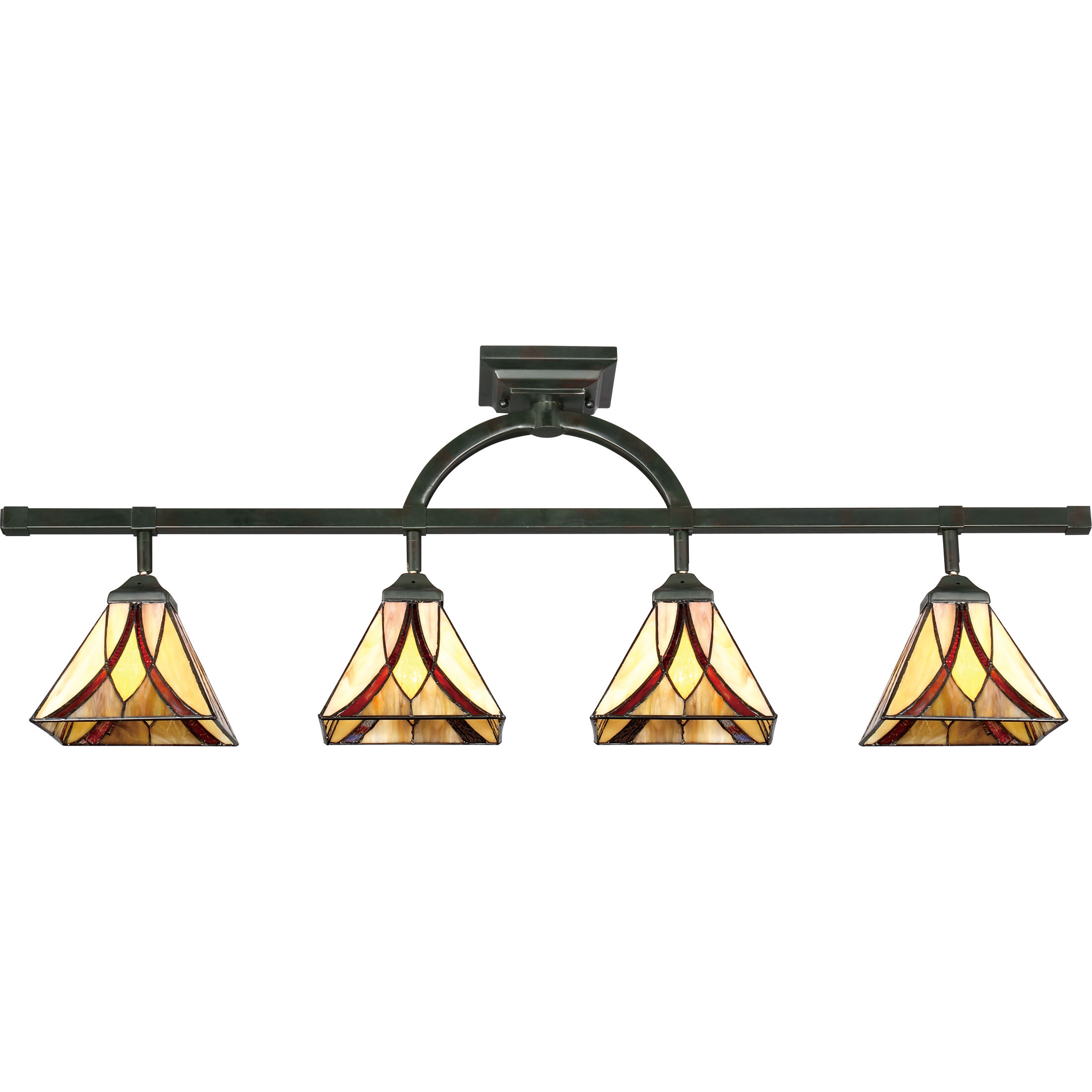 Asheville 4 Light 120V Valiant Bronze Track Light Ceiling Light, Naturals