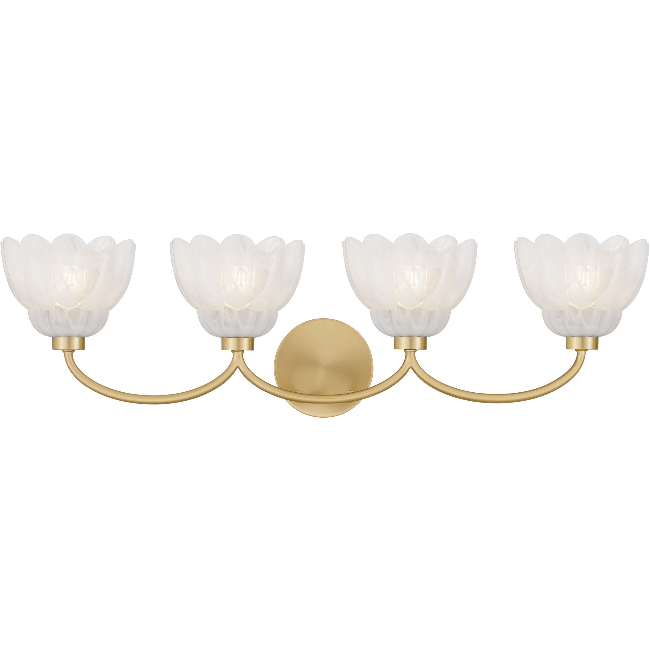 Whitecap Vanity Light Wall Light in Brushed Gold