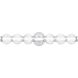 Elway LED 25.25 inch Polished Chrome Bath Light Wall Light, Medium