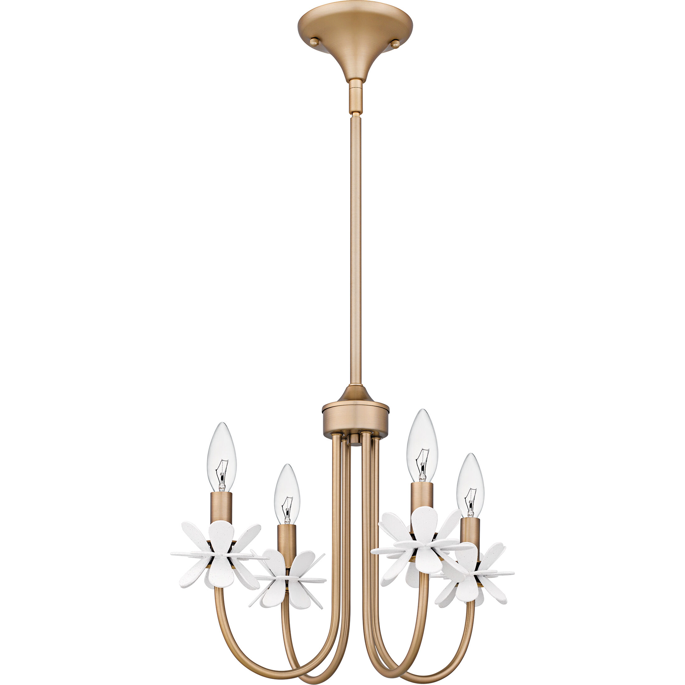 Remy 4 Light 16 inch Bronze Gold Chandelier Ceiling Light