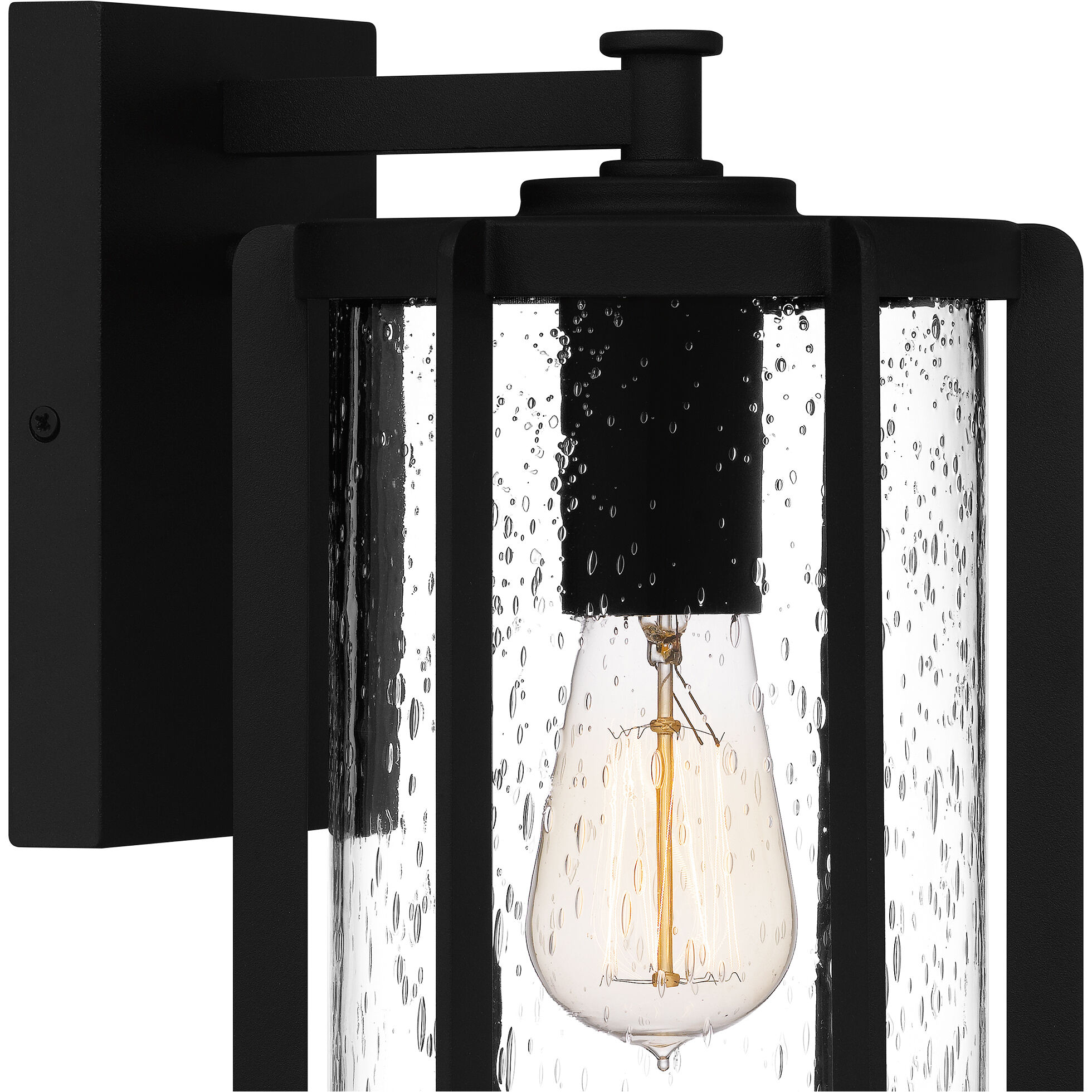Hazel 1 Light 13 inch Earth Black Outdoor Wall Lantern