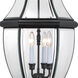 Newbury 3 Light 12.5 inch Mystic Black Outdoor Hanging Lantern