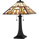 Kaylor 23 inch 75.00 watt Matte Black Table Lamp Portable Light, Small