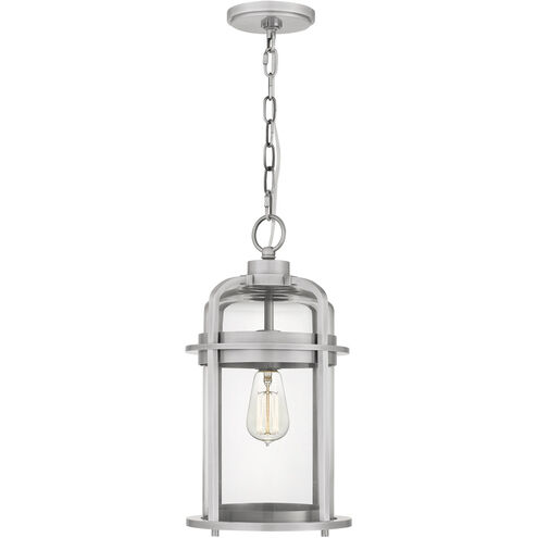 Carrington 1 Light 9 inch Industrial Aluminum Outdoor Hanging Lantern