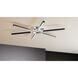 Zealand LED 36 inch Polished Chrome Semi-Flush Mount Ceiling Light, Extra Large