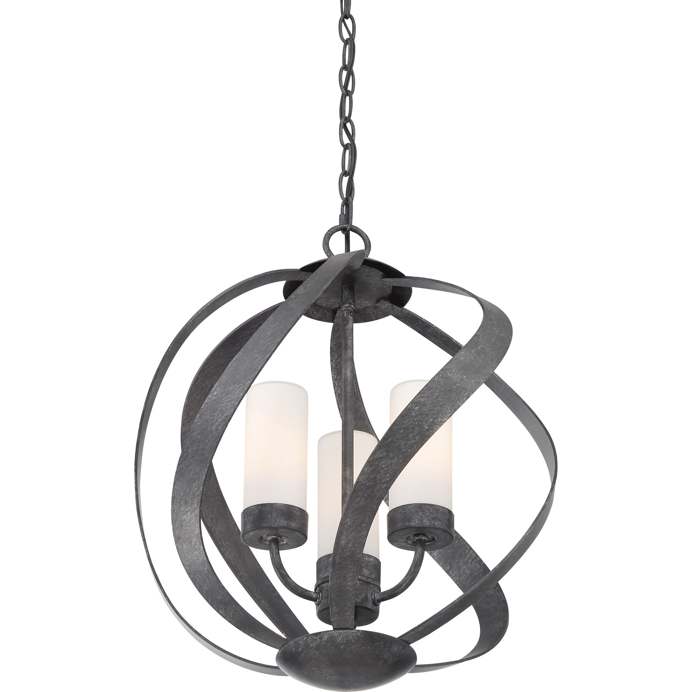 Blacksmith 3 Light 16 inch Old Black Finish Pendant Ceiling Light