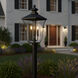 Farley 3 Light 22.75 inch Matte Black Outdoor Post Lantern