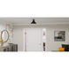 Wisp 1 Light 14.5 inch Matte Black Semi-Flush Mount Ceiling Light, Medium