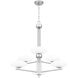Chenal 6 Light 29 inch Polished Chrome Chandelier Ceiling Light