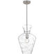 Hollis 1 Light 12 inch Brushed Nickel Pendant Ceiling Light