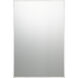 Reflections 36 X 24 inch Brushed Nickel Mirror