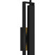 Pointsett LED 30 inch Matte Black Outdoor Wall Lantern, Extra Large