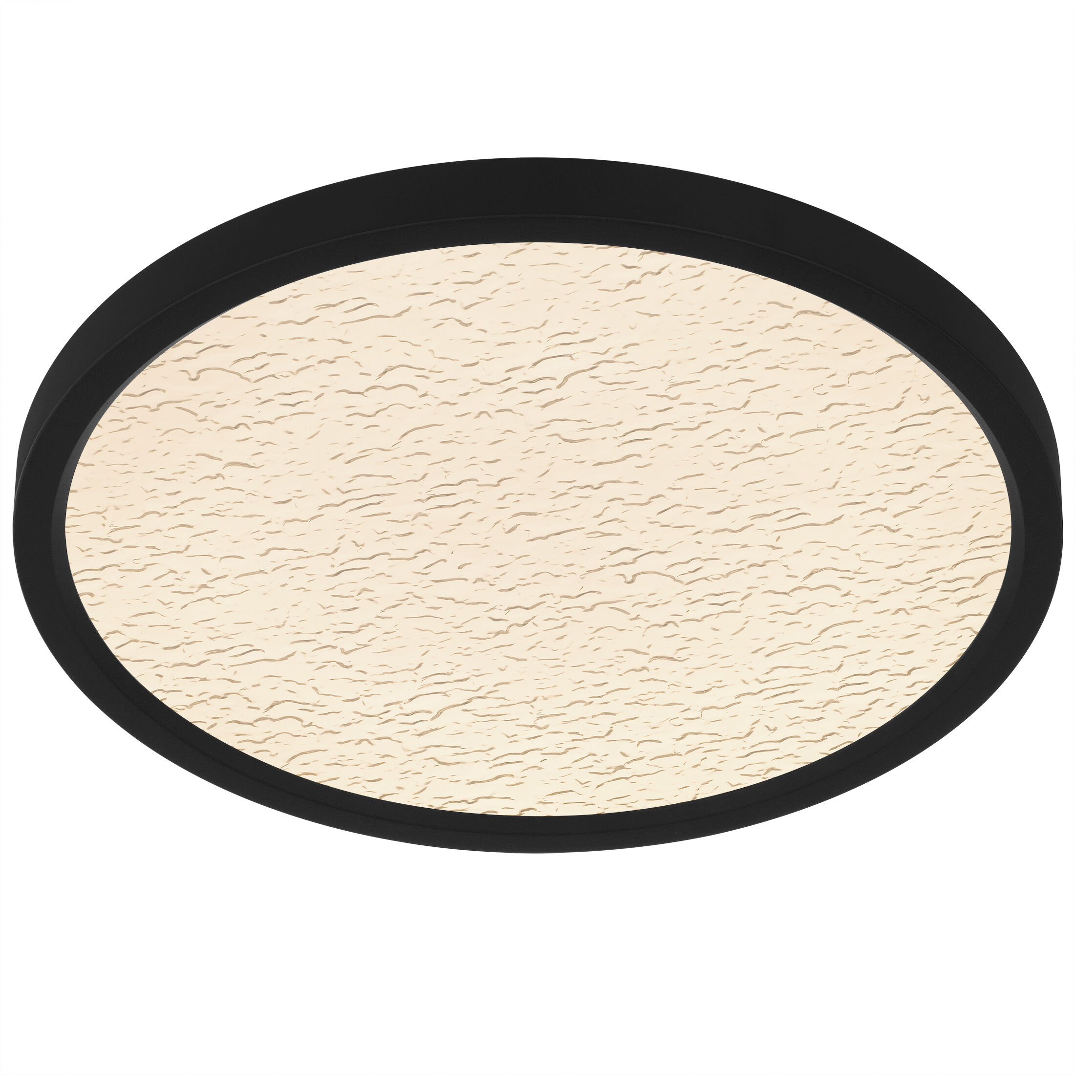 Outskirts LED 15 inch Earth Black Flush Mount Ceiling Light, Medium