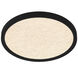 Outskirts LED 15 inch Earth Black Flush Mount Ceiling Light, Medium