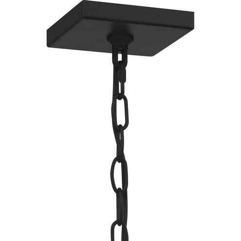 Joffrey 2 Light 10.5 inch Matte Black Outdoor Hanging Lantern, Large