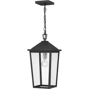 Stoneleigh 1 Light 9 inch Mottled Black Outdoor Hanging Lantern