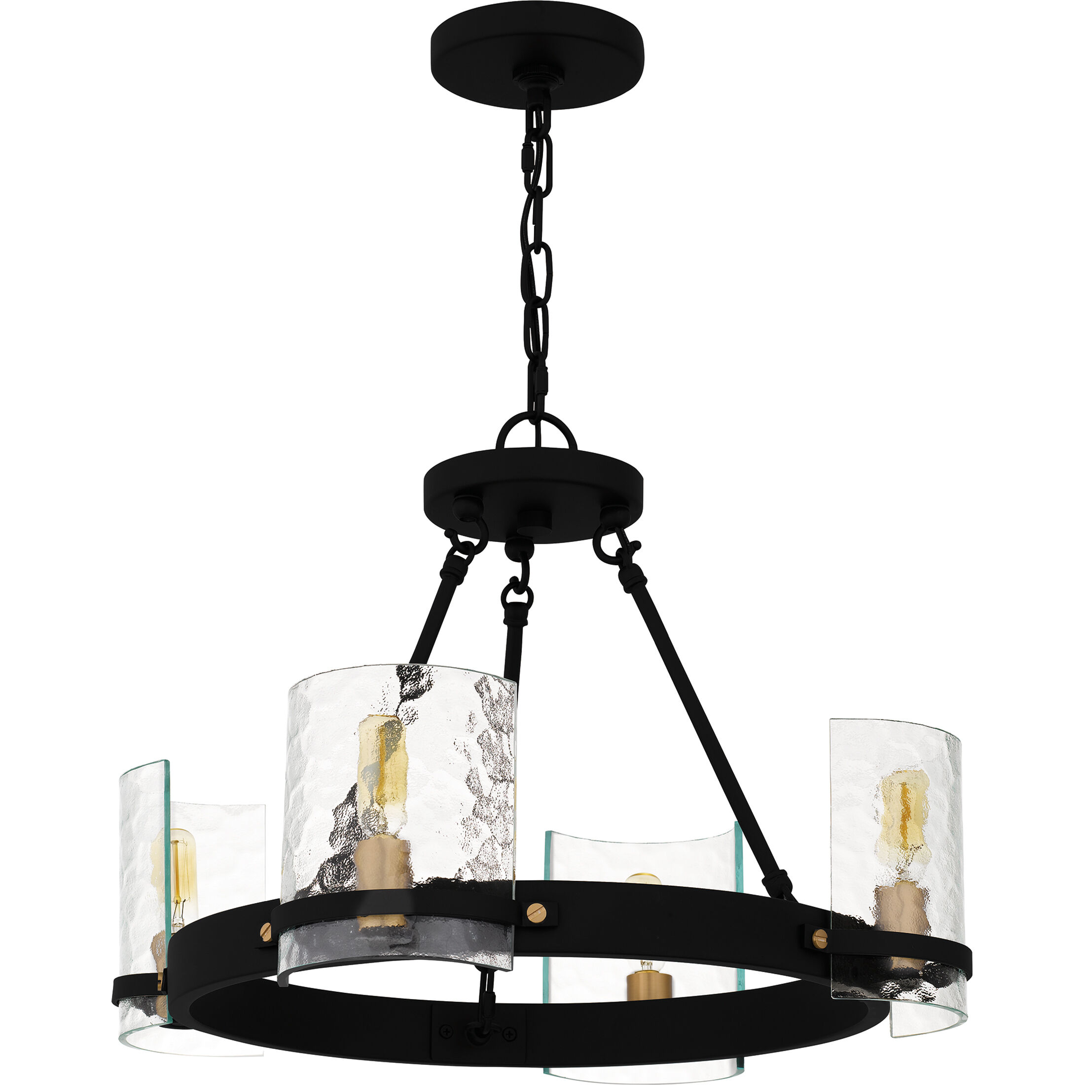 Gloucester 4 Light 20 inch Matte Black Chandelier Ceiling Light