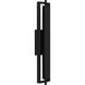 Pointsett LED 30 inch Matte Black Outdoor Wall Lantern, Extra Large