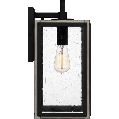 Bramshaw 1 Light 16 inch Matte Black Outdoor Wall Lantern