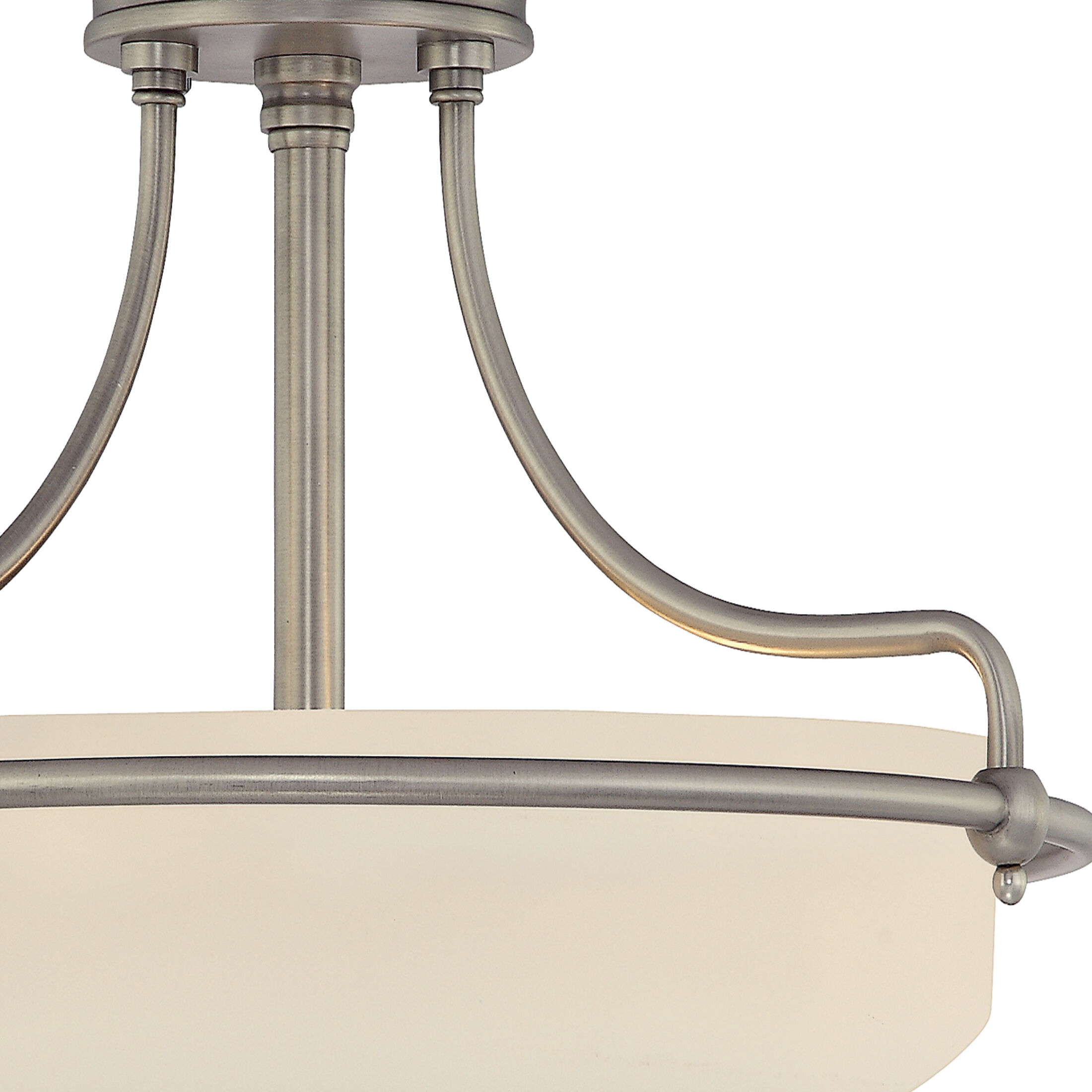 キンツア リングライト ショウゴ Quoizel Trilogy Semi-Flush Mount Ceiling Light Fixture, 10