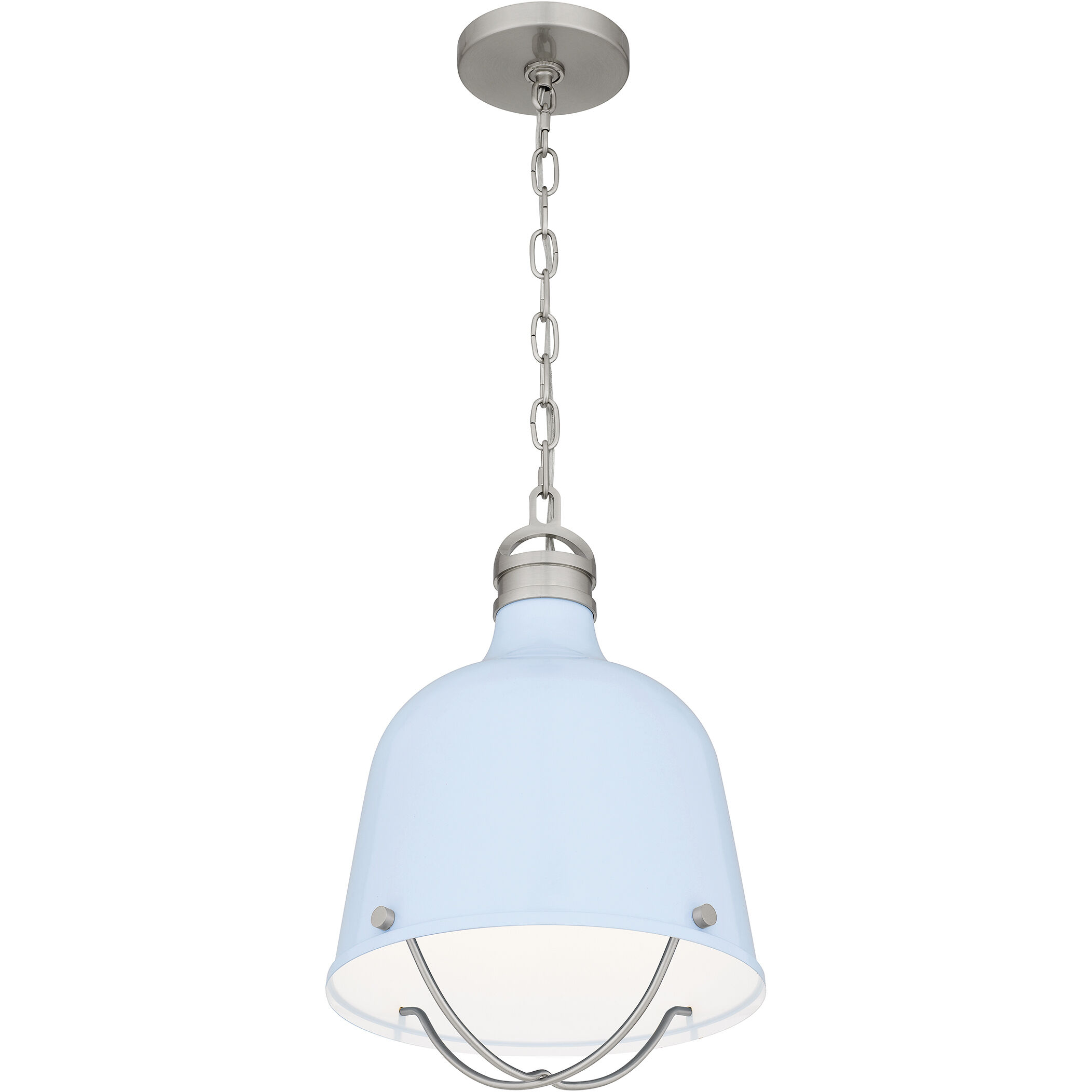 Adlington 1 Light 11.5 inch Brushed Nickel Mini Pendant Ceiling Light, Small
