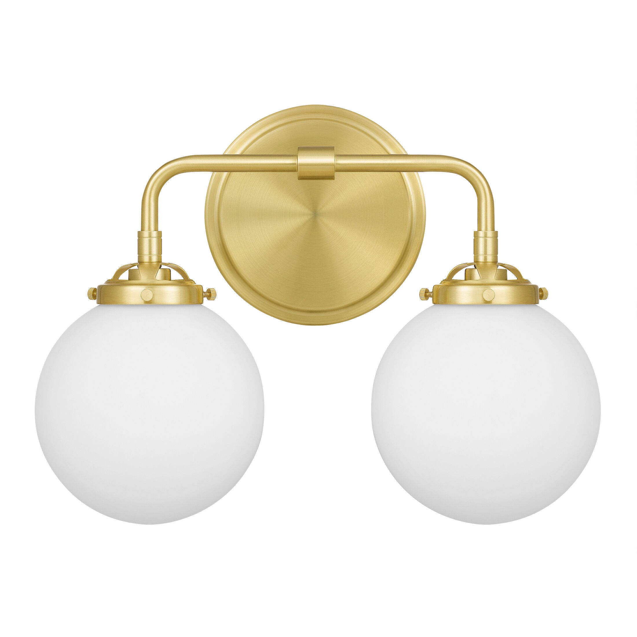 Landry 2 Light 15 inch Satin Brass Bath Light Wall Light 
