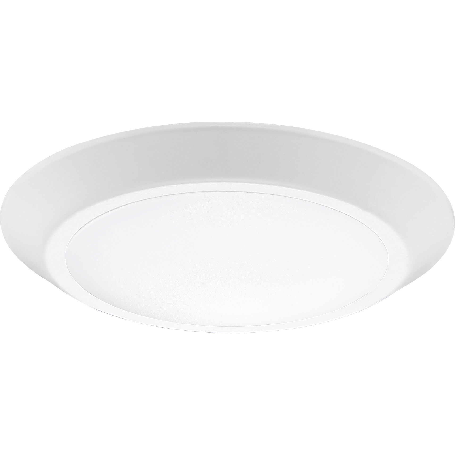 Verge LED 8 inch Fresco Flush Mount Ceiling Light in White Lustre
