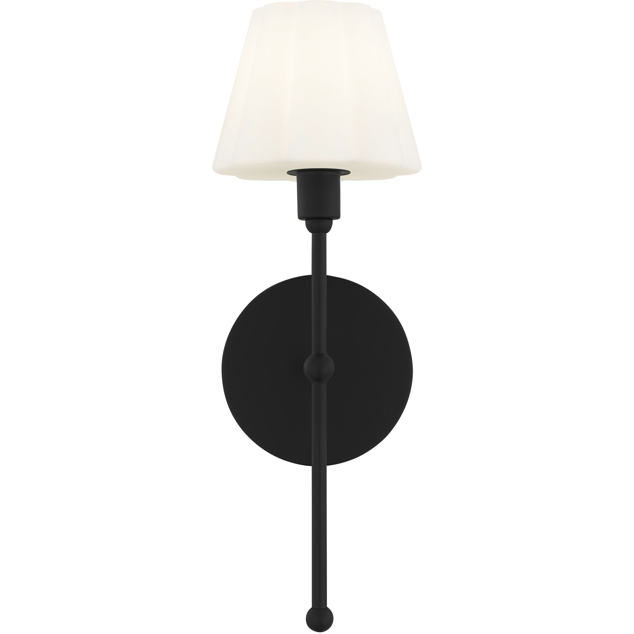 Irena Wall Sconce Wall Light in Matte Black