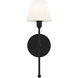 Irena Wall Sconce Wall Light in Matte Black