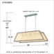 Syrah 5 Light 36 inch Brushed Nickel Island Light Ceiling Light