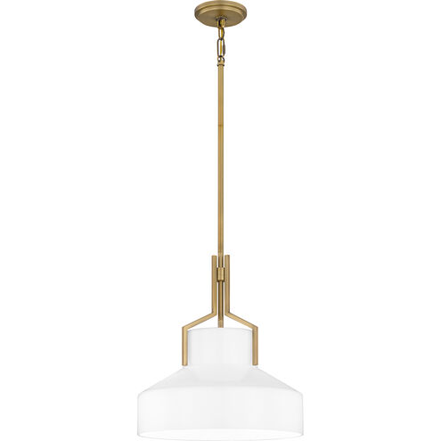 Quoizel Brecken 2 Light 14.75 inch Aged Brass Pendant Ceiling Light QP6194AB - Open Box