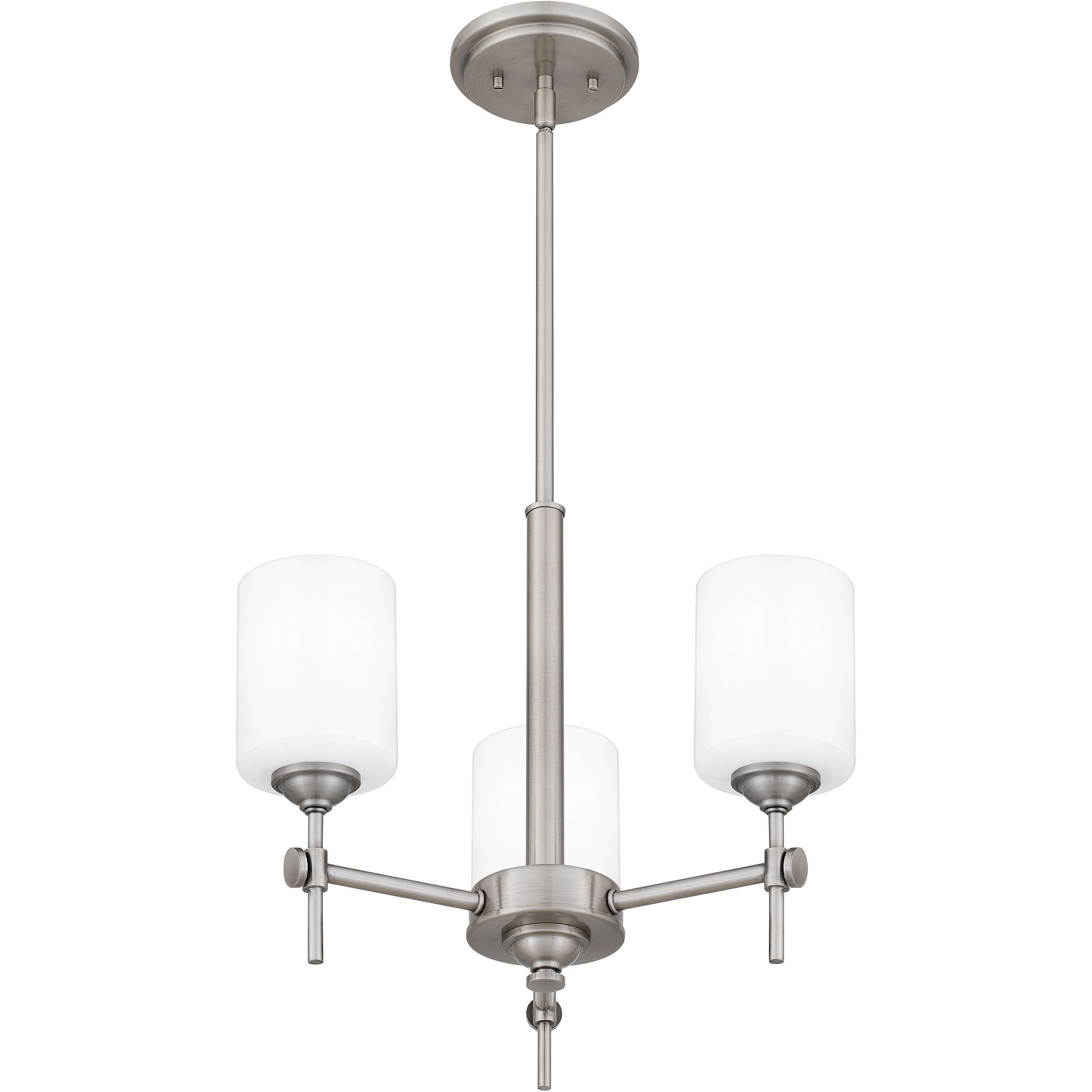 Aria 3 Light 17 inch Antique Polished Nickel Pendant Ceiling Light