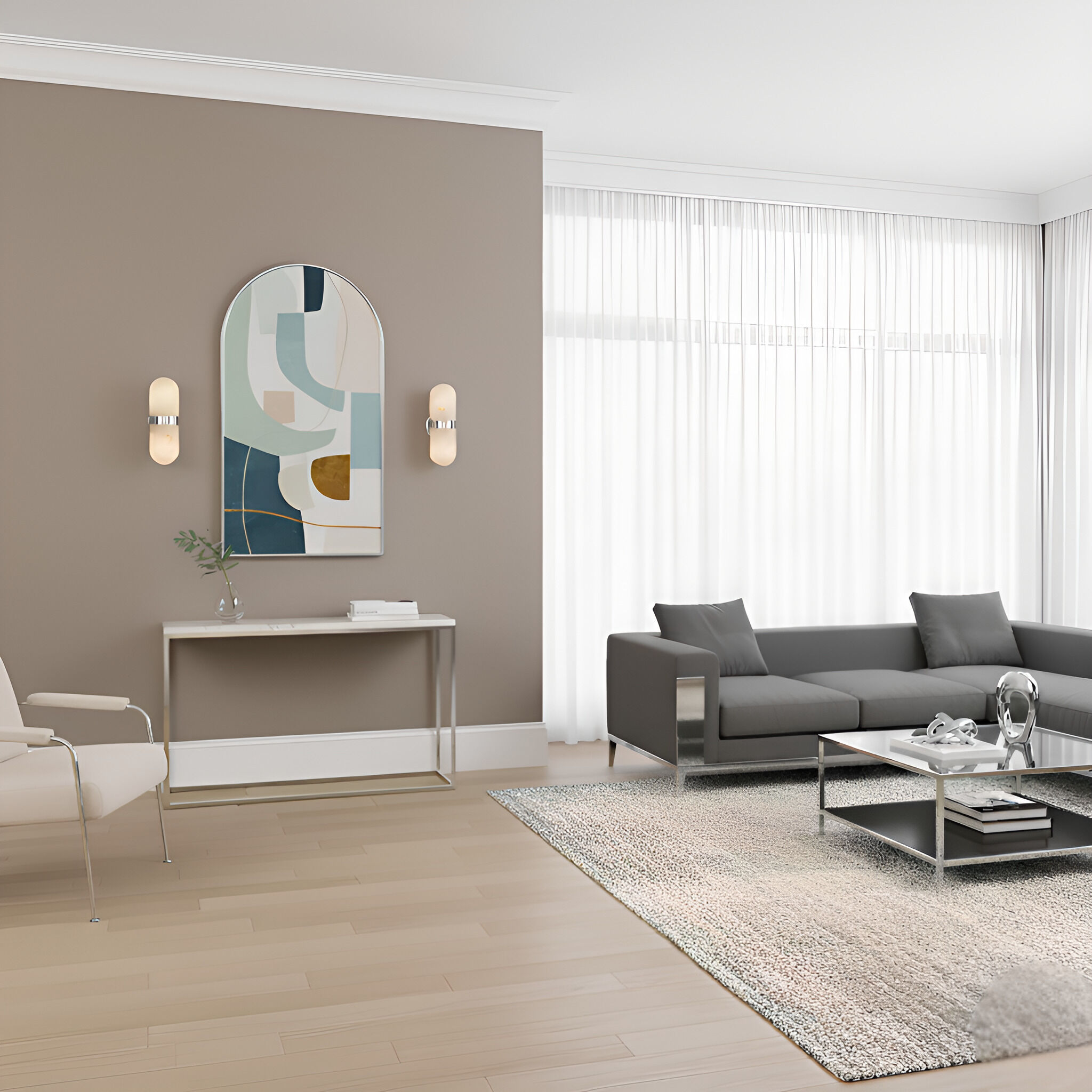 Bree Wall Sconce Wall Light in Polished Chrome