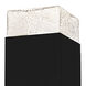 Saxton LED 10 inch Matte Black Outdoor Wall Lantern, Small