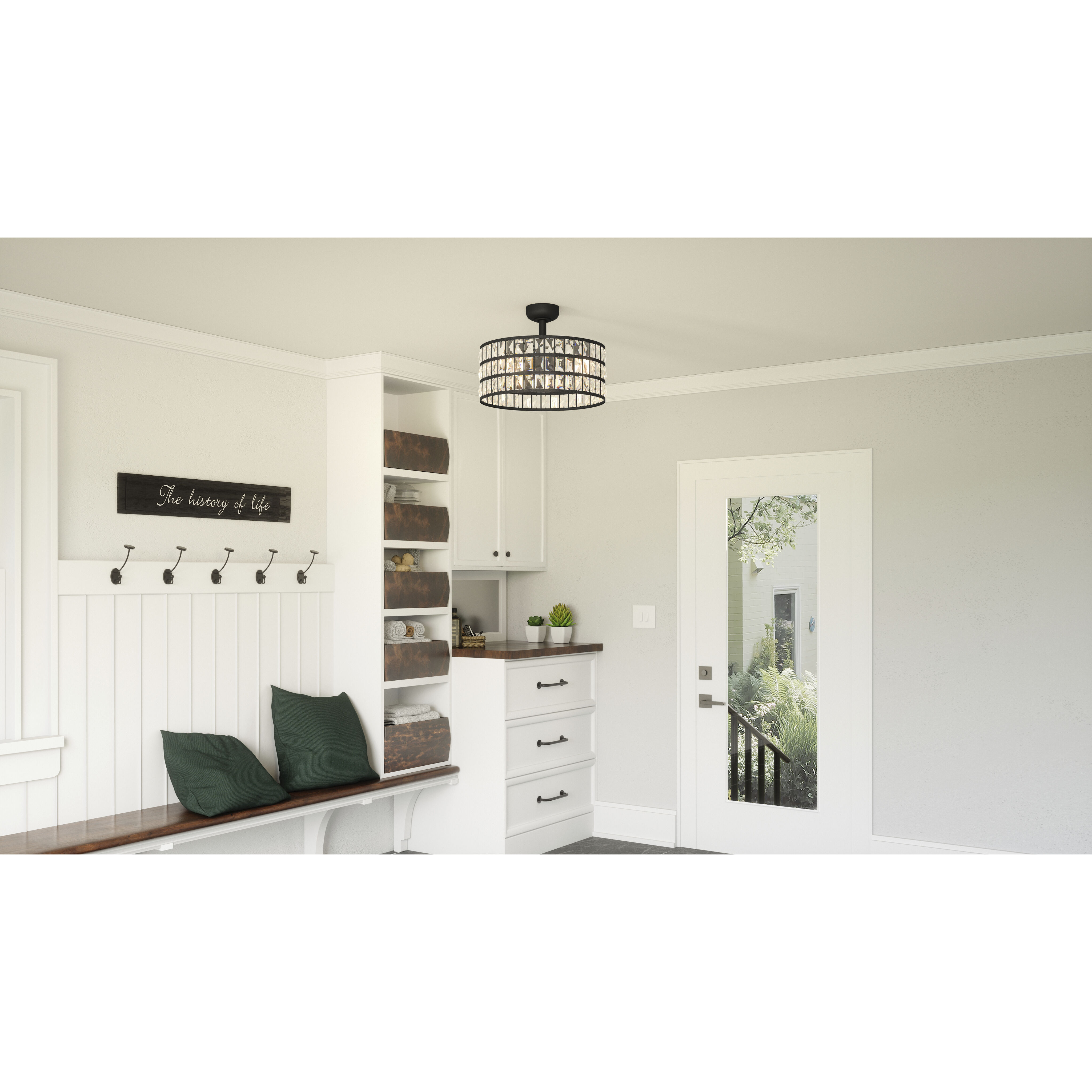 Coffman 22 inch Western Bronze Fandelier