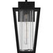 Jett 1 Light 13.5 inch Matte Black Outdoor Wall Lantern, Medium