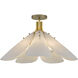 Milton 5 Light 25.25 inch Light Gold Pendant Ceiling Light