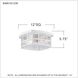 Stonington 2 Light 12 inch Matte White Outdoor Flush Mount