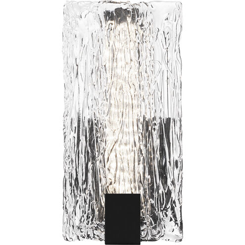 Winter LED 6 inch Matte Black ADA Wall Sconce Wall Light