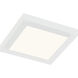 Outskirts LED 8 inch White Lustre Flush Mount Ceiling Light