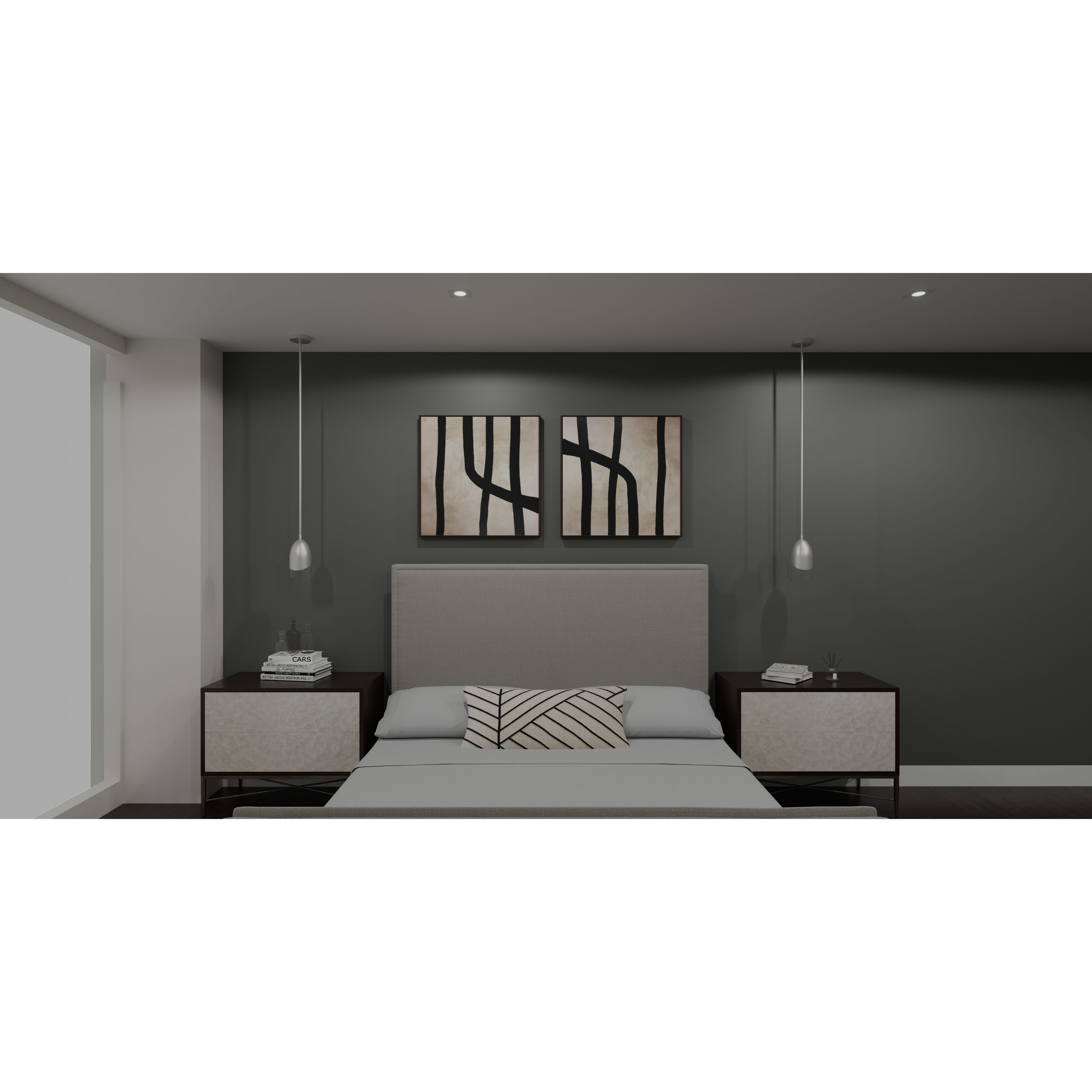 Haynes 1 Light 5 inch Brushed Nickel Mini Pendant Ceiling Light, Small