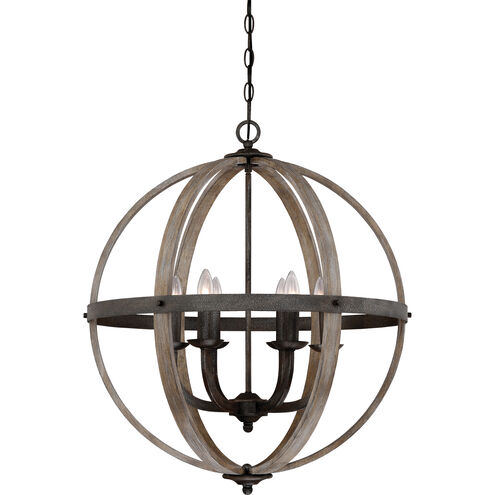 Fusion 6 Light 24.50 inch Foyer Pendant
