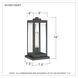 Westover 1 Light 16 inch Western Bronze Outdoor Pier Lantern