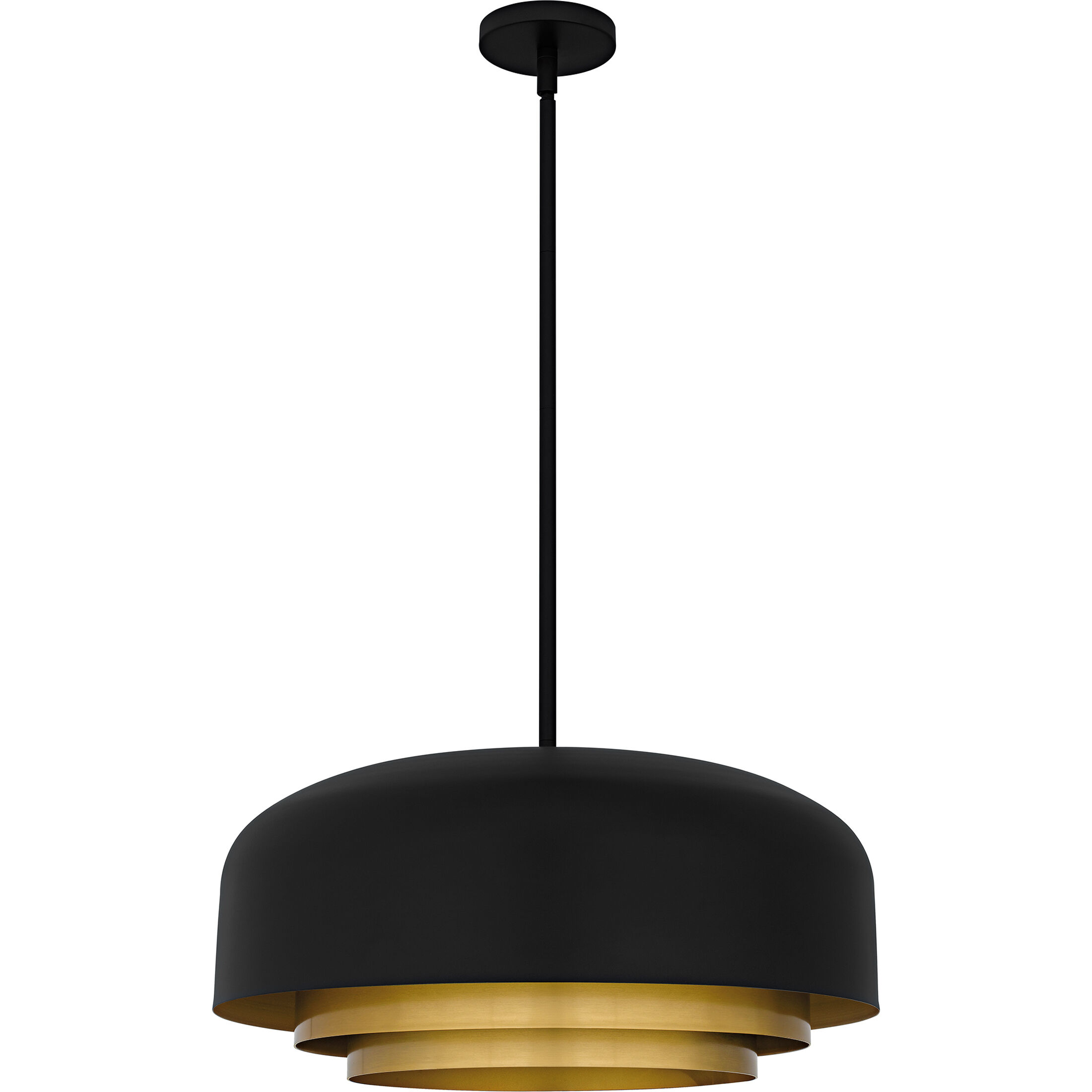 Frankie 4 Light 22 inch Matte Black Pendant Ceiling Light, Large