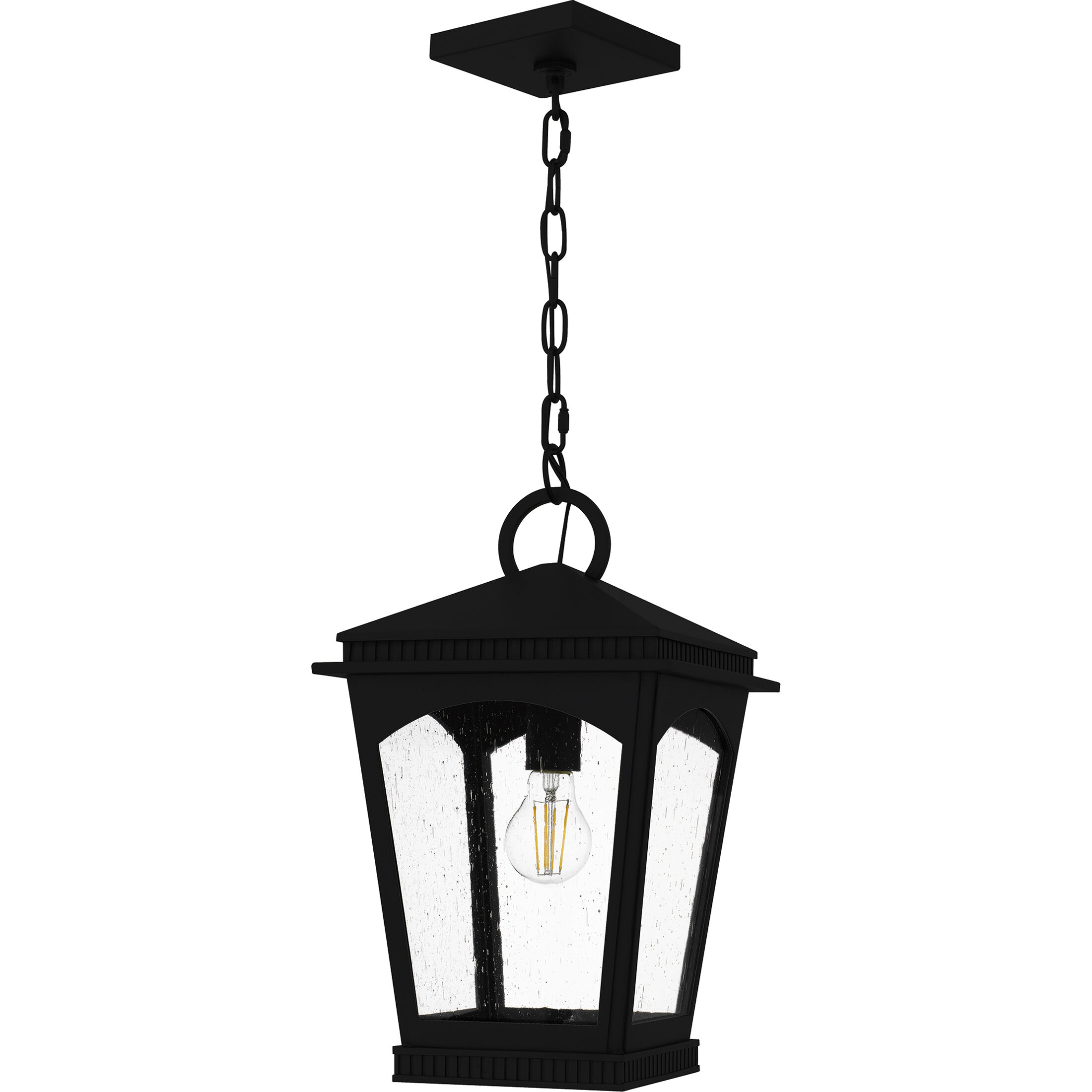 Huck 1 Light 10 inch Earth Black Mini Pendant Ceiling Light, Small