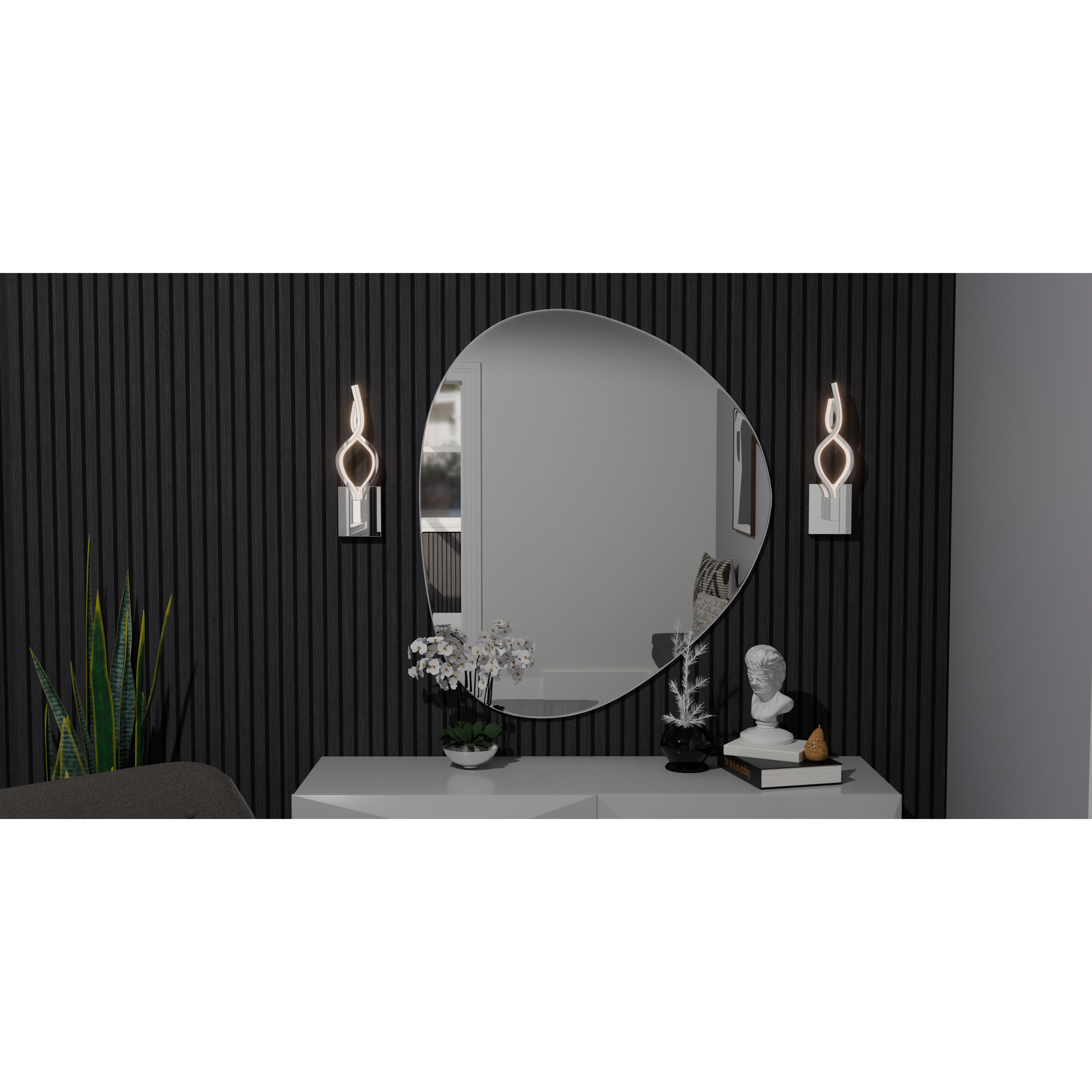 Isadora LED 4.5 inch Polished Chrome Wall Sconce Wall Light, Small