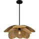 Willa 1 Light 22 inch Matte Black Pendant Ceiling Light, Large