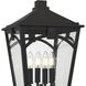 Jaxon 4 Light 19.5 inch Western Bronze Outdoor Post Lantern