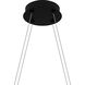Byrnes LED 40 inch Matte Black Linear Chandelier Ceiling Light, Medium